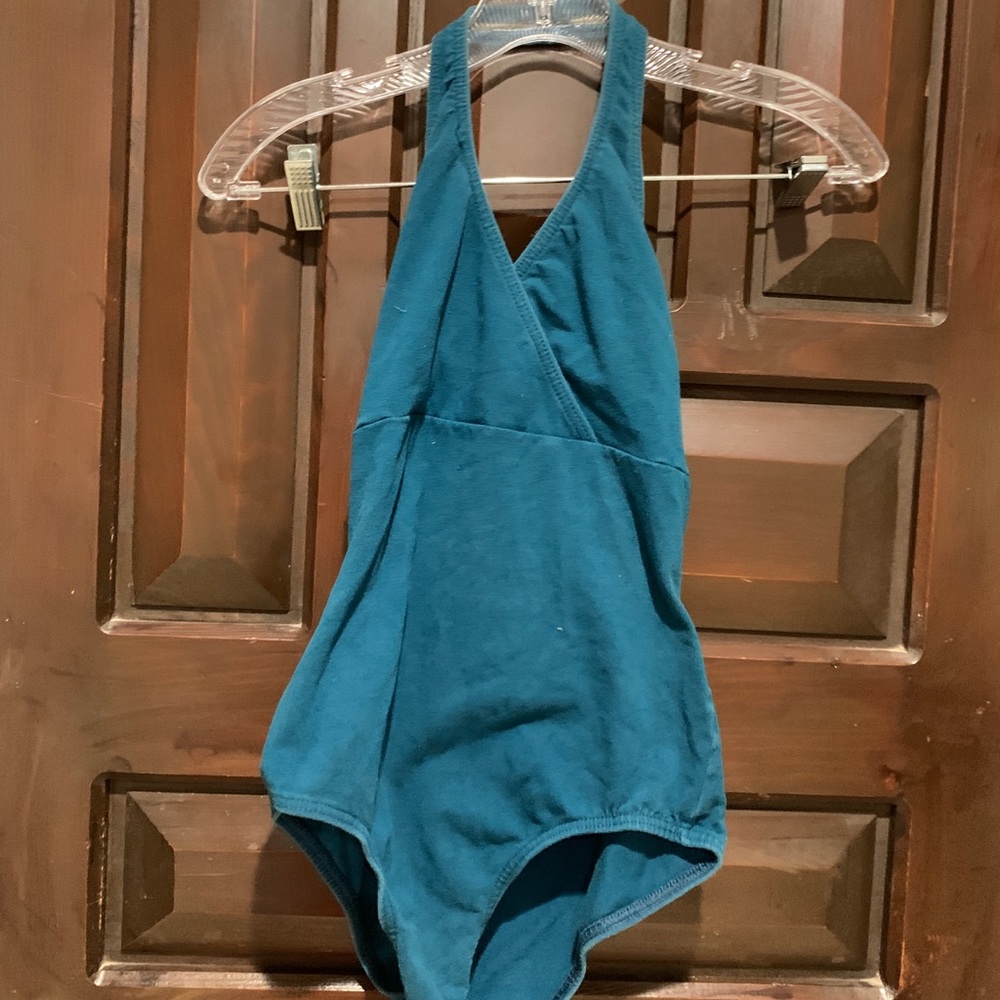 Body Wrappers Teal Adult Large Ballet Leotard